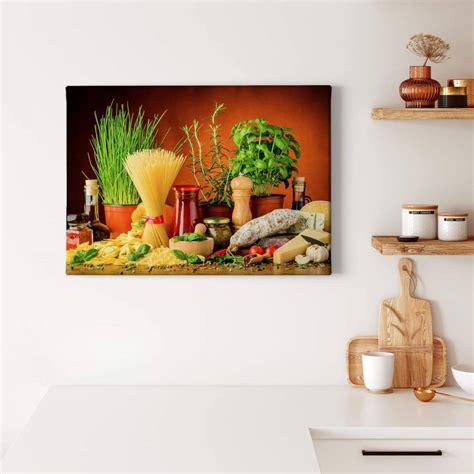 Italian Kitchen Canvas print | wall-art.com