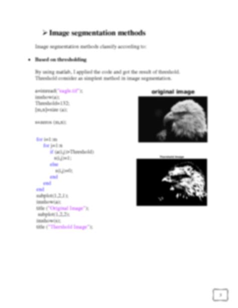 Image result for Image Segmentation MATLAB Program Code Inputs