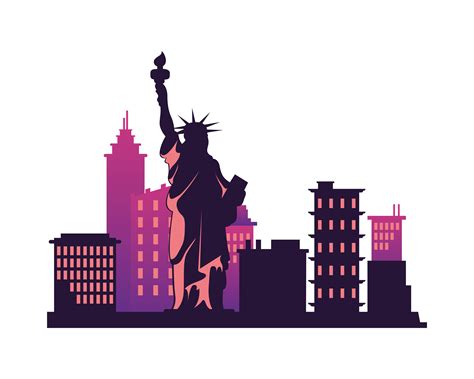 new york city architecture silhouette icon 3689692 Vector Art at Vecteezy