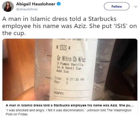 काफी काउंटर पर नाम बताया अजीज तो कप पर लिख दिया ISIS, जानिए कहां हुई ...