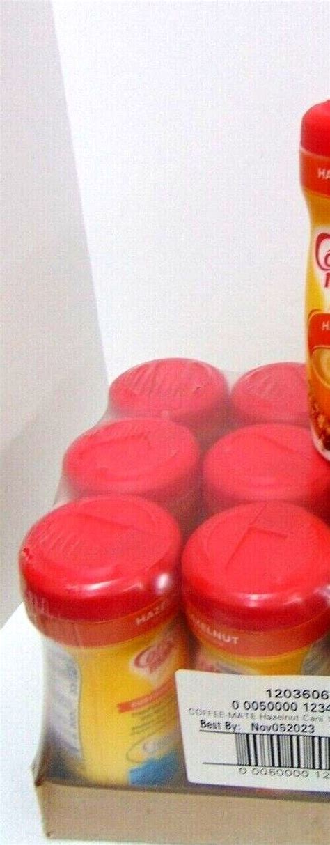 Buy LOT OF (6) Nestle Coffee Mate Coffee Creamer, Hazelnut, Non Dairy ...
