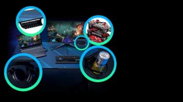 Predator Gaming Desk | 55-inch Multi-functional Gaming Table | Predator ...