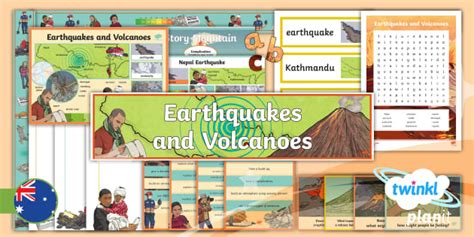 Year 6 Extreme Earth: Earthquakes and Volcanoes Display Pack