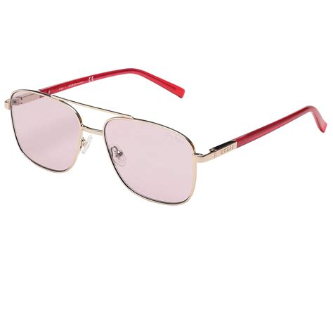 Guess Mirrored Square Men's Sunglasses - (GU3040 28U 54 S |54| Pink ...