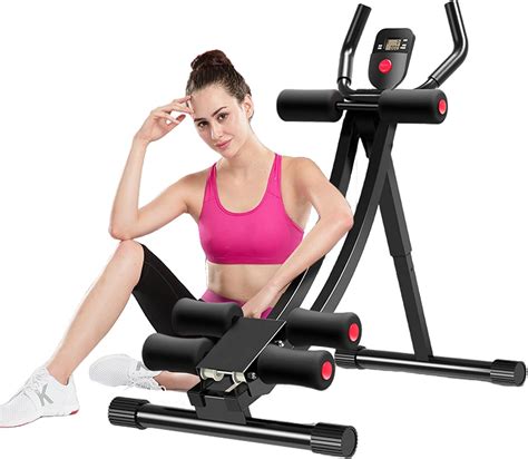 JOBUR abdominal bench Ab abdominal Machine Women's Home Abdominal Exerciser 308lbs Abdominal ...