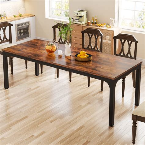 Amazon.com - Tribesigns Dining Table for 6-8 Person, 78 inch Long ...