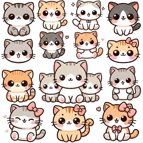 How To Draw Kawaii Kittens