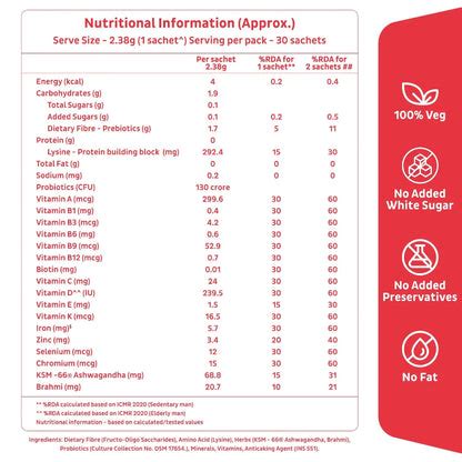 Buy Nutrition Mix Multivitamin Sachet for 50+ Seniors | Good Monk