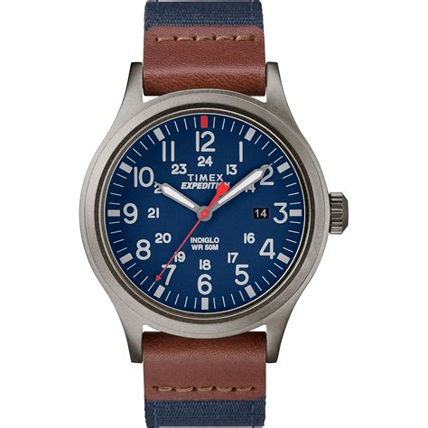 Timex Expedition Scout Men's 40 mm Watch, Blue, One Size, Strap ...