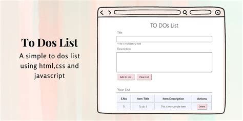 Image result for To Do List Using HTML CSS and JavaScript GitHub