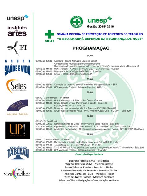 Image result for Programacao Sipat