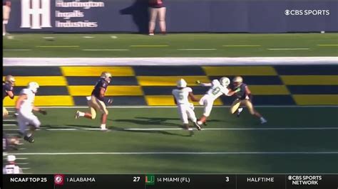 Sheldon Evans scores 9-yard TD vs. Navy - ESPN Video