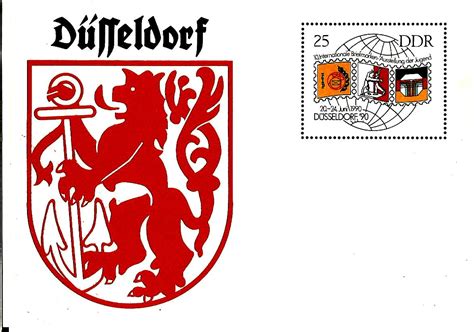 Postcards of GDR- Dusseldorf 90- 10th International Youth Stamp ...