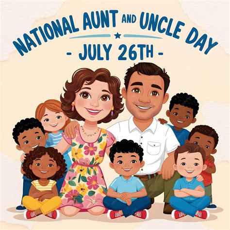 National Aunt and Uncle Day Social media template | Premium AI ...