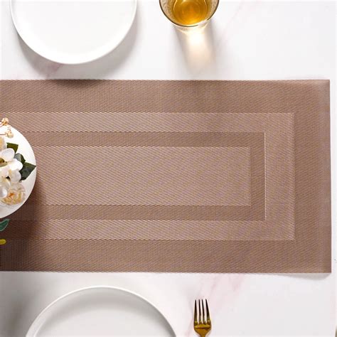 Bronze Dining Table Runner Online - Premium Table Runner | Nestasia