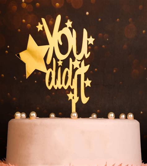 Buy Congratulations You Did It, You Are Graduation,Graduation Cake ...