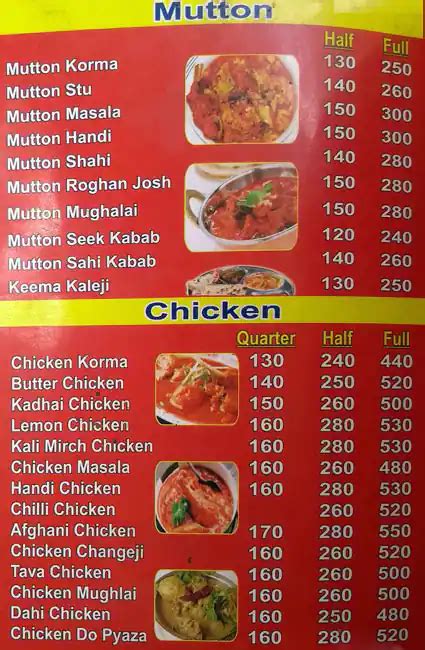 Menu at Labbaik Chicken Corner, Agra, Plot 16