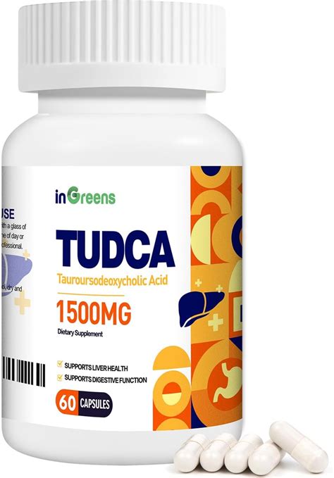 Amazon.com: Pure TUDCA Supplement 1500 mg, High Pure Tauroursodeoxycholic Acid Bile Salts, Liver ...