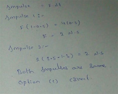 The force vs. time graphs for two collisions are shown. Which collision ...