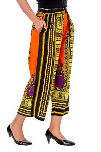 Buy Handicraft-Palace Orange Dashiki Printed Fashion Wear Tribal ...