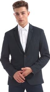 ARROW Solid Single Breasted Formal Men Blazer - Buy ARROW Solid Single ...