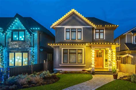 Holiday Lights On Homes