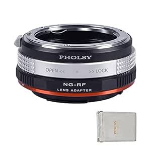 Buy PHOLSY Lens Mount Adapter for Nikkor G/F/AI/AIS/D/AF-S Lens ...