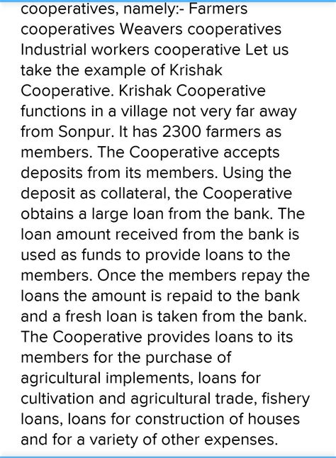 Explain about loans from Cooperative banks. - Brainly.in