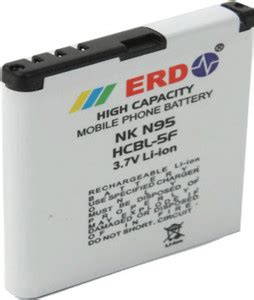 ERD Mobile Battery For Nokia NOK N 95/ E65/ N93i/ 6290/ YXTEL X88 ...