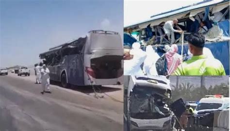 Five Pakistani Umrah Pilgrims killed in a tragic bus crash - Hindusthan ...