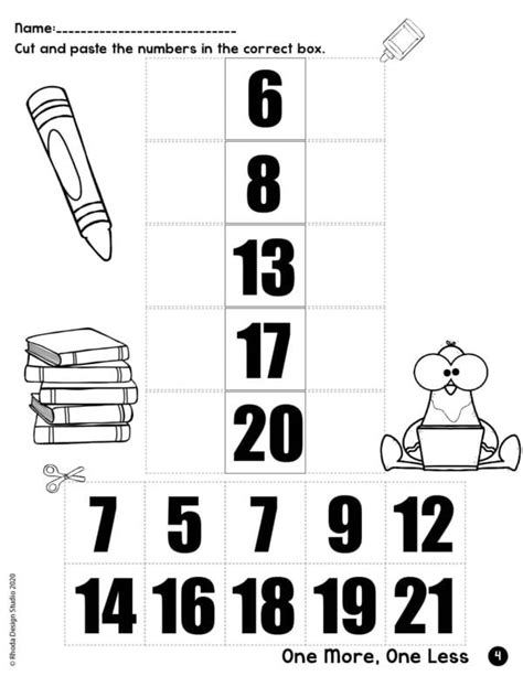 Image result for One More One Less Worksheets