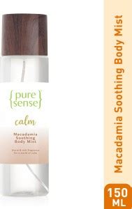 PureSense Calm Macadamia Soothing Body Mist Long Lasting Fragrance Body ...