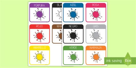 Tarjetas educativas: Los colores (teacher made) - Twinkl