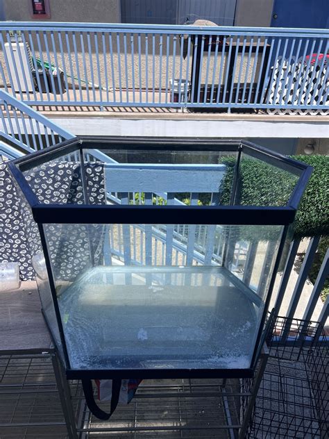Hexagon Fish Tank Aquarium 40 Gallon $20 for Sale in Newport Beach, CA ...