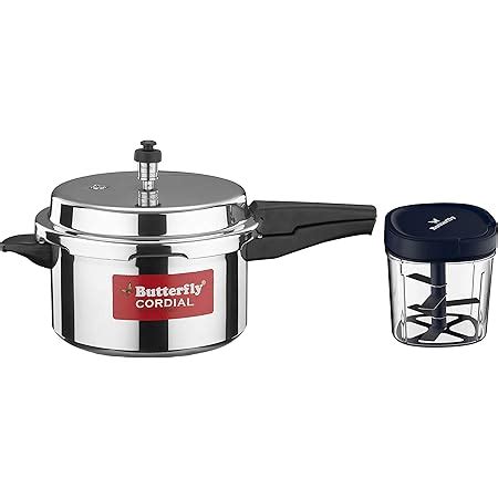Buy Butterfly Cordial Non Induction Base Aluminium Pressure Cooker with ...