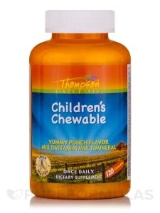 Children's Chewable (Yummy Punch Flavor Multivitamin Multimineral ...