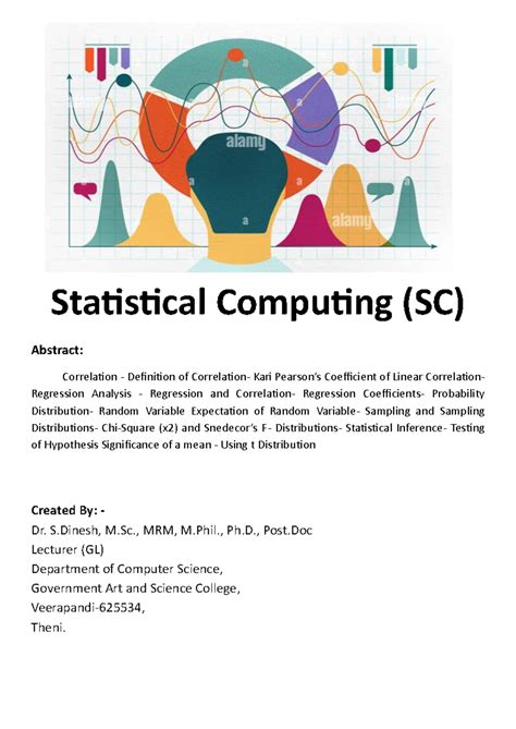 ( Final all Units) Statistical Computing - Statistical Computing (SC ...