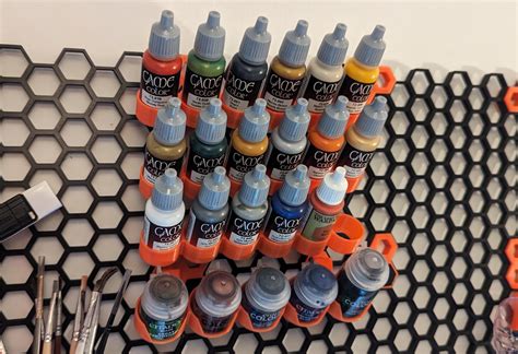 Honeycomb Wall Mini Paint Holder (e.g. Citadel) Remixed by dasfrodo ...