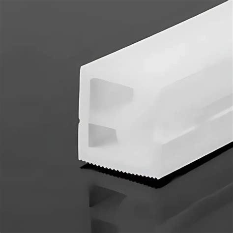 12mm x 12mm - Side View Flexible Silicone Profile for LED Strip Light ...