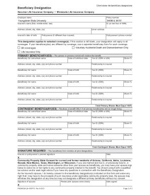 2021-2026 Form Securian Financial F83345SA - Blank Fillable Template ...