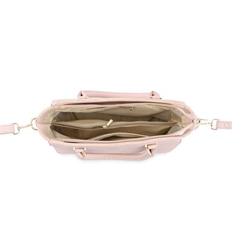 Buy Online Fastrack Powder Pink Large Satchel Bag for Women ...