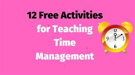 Image result for Fun Activity Time Management