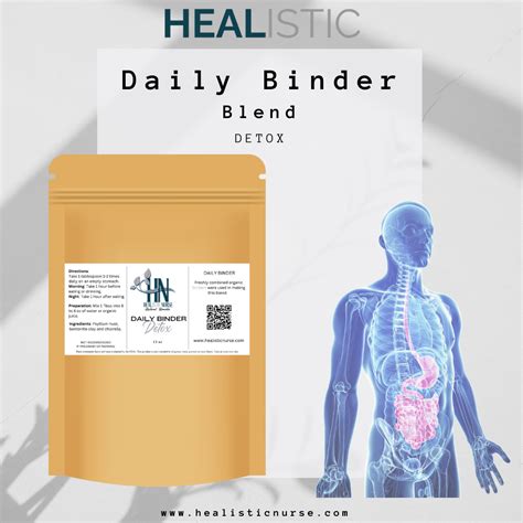 Heavy Metal Detox | Daily Binder Detox | Heavy Metal, Molds, Mildew, & – The Healistic Nurse