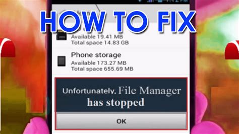 Image result for Why Has File Manager Stopped On My Alcatel Android Phone
