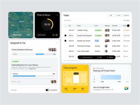 Task Manager Widgets for Streamlined Project Management by Outcrowd UI ...