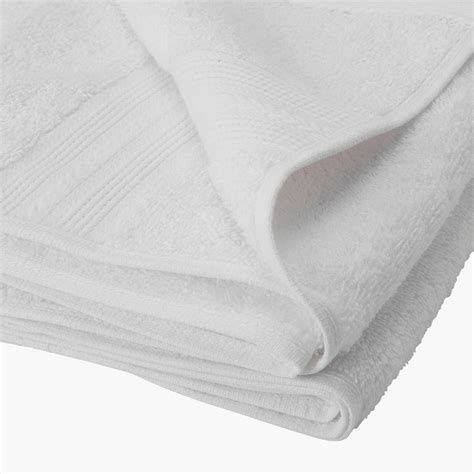 Buy PORTICO Eva White Solid Cotton Bath Towel - 60x120cm from Portico ...