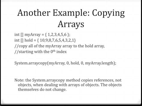 Image result for Copying Arrays Java
