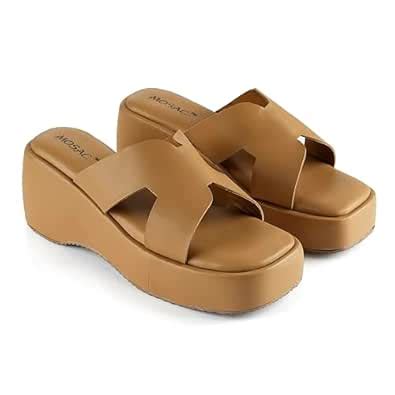 Buy MOSAC Casual Platform Wedges Heels Sandals With Comfortable Sole ...