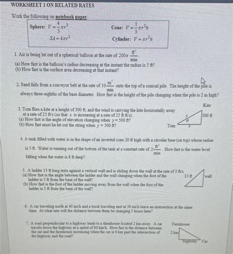 Image result for Related Rates Problems Examples Sphere
