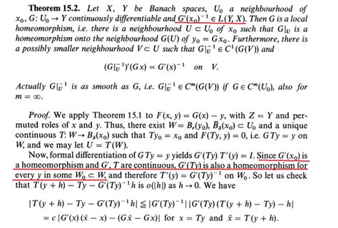 Image result for Inverse Function Theorem Proof
